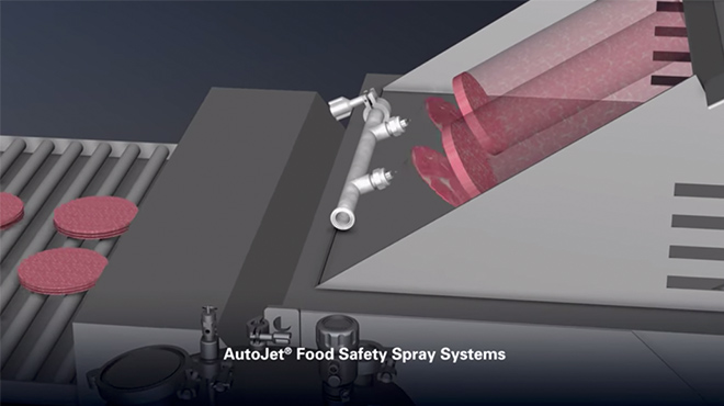 AutoJet Food Safety System for Sliced Products Drawing