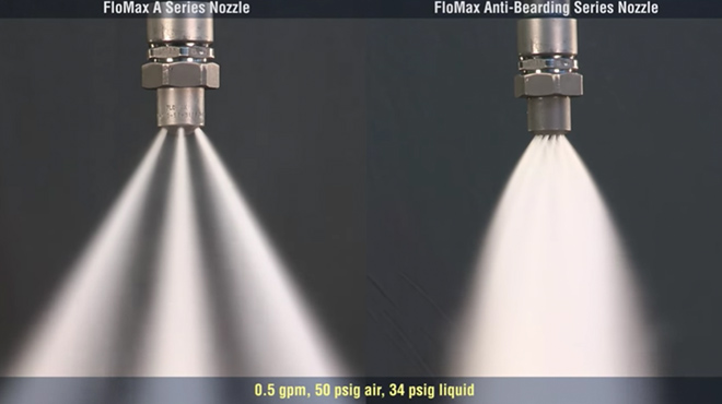 FloMax Nozzle Comparison Standard vs. Anti Bearding