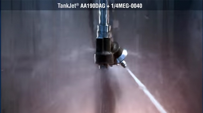 Precision Tank Cleaning with TankJet AA190D Directional Tank Cleaner