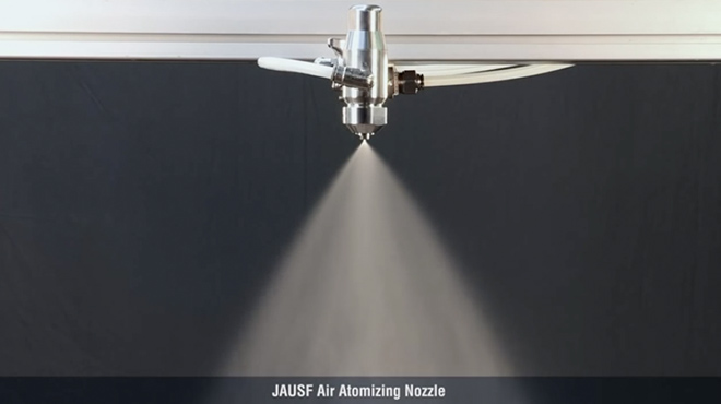 JAUSF Air Atomizing Nozzle Spraying