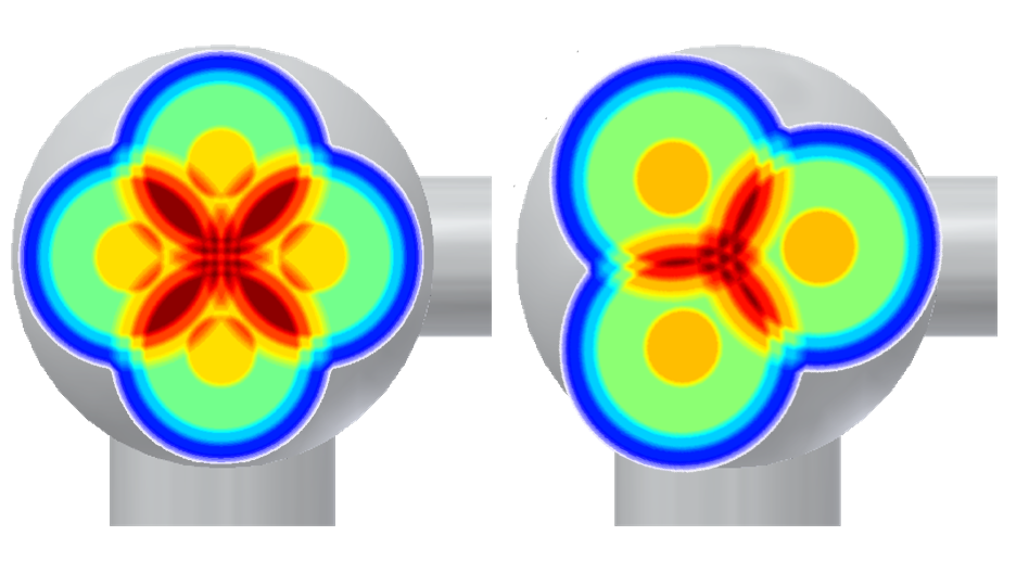 CFD scrubber layout