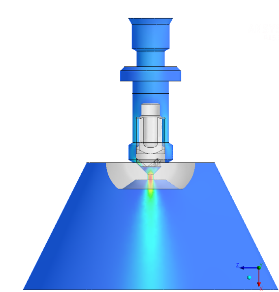 CFD diagram SprayDry velocity